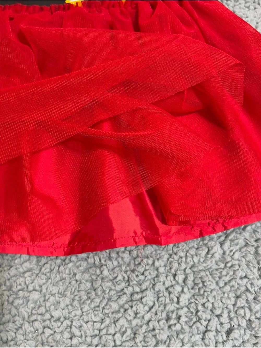 Red Mrs. Claus Holiday Tutu Dress